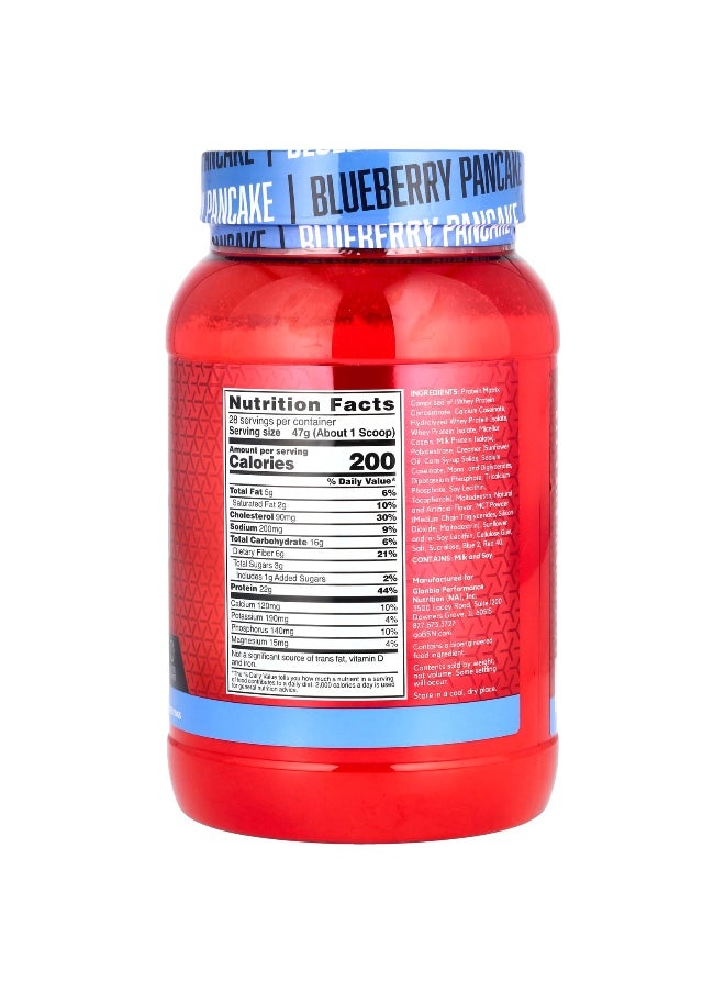 BSN, Syntha-6®, Protein Powder Drink Mix, Blueberry Pancake, 2.91 lb (1.32 kg)