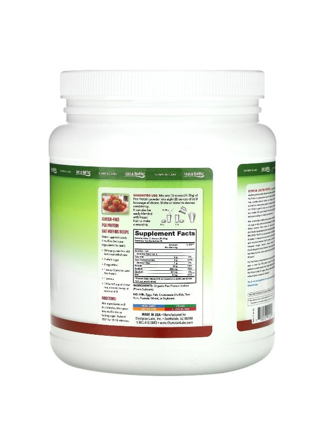 Olympian Labs, Pure Pea Protein, Unflavored , 14.33 oz (406.25 g)