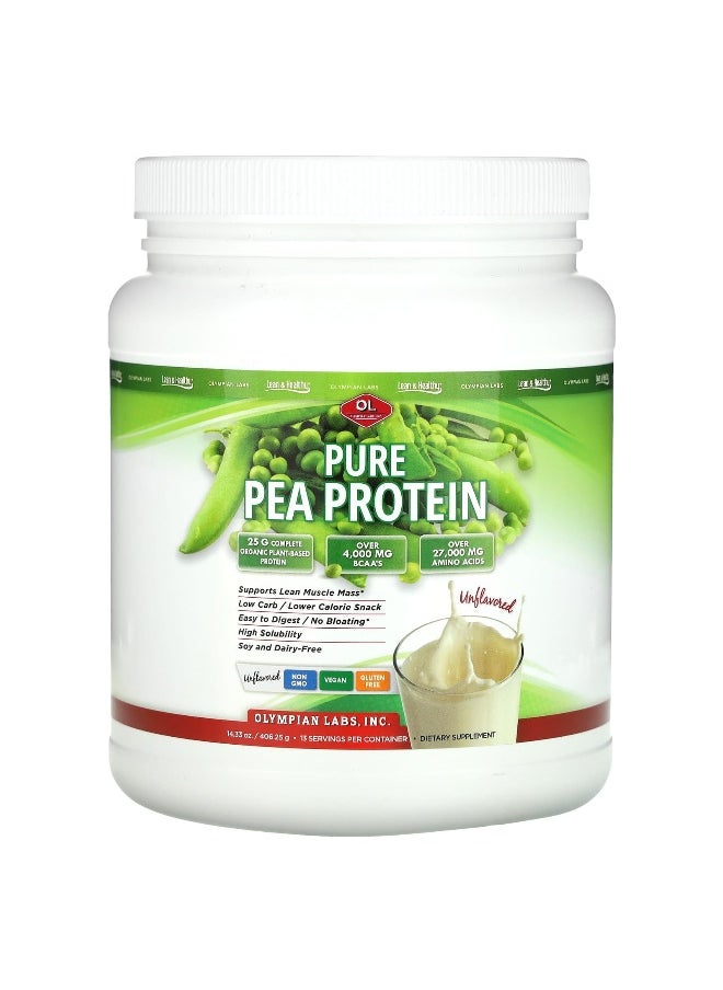 Olympian Labs, Pure Pea Protein, Unflavored , 14.33 oz (406.25 g)