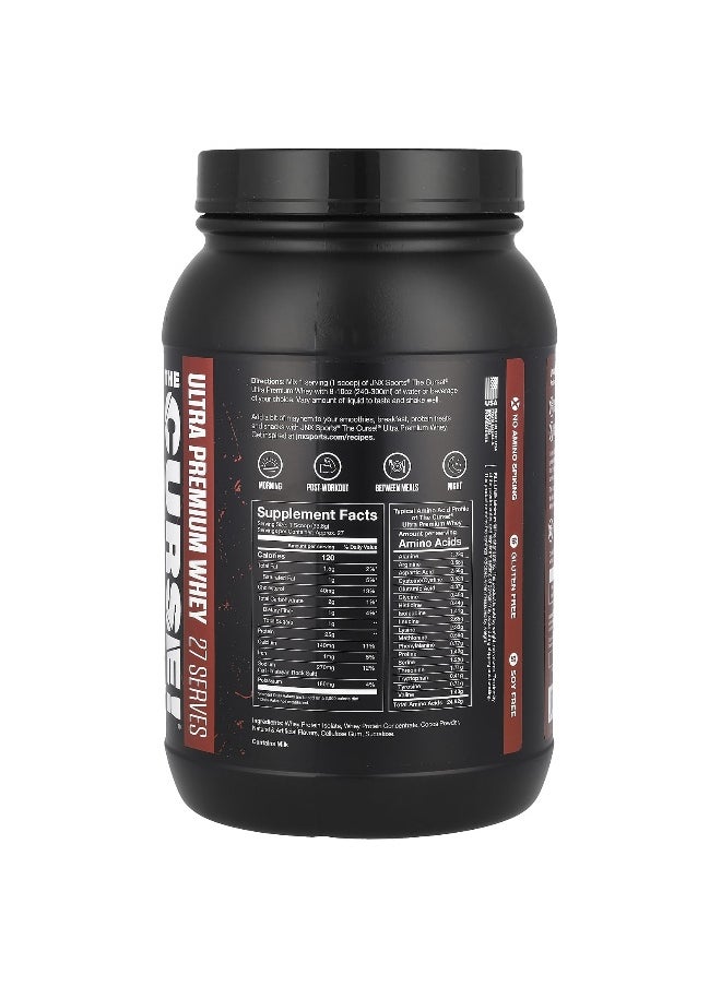 JNX Sports, The Curse!®, Ultra Premium Whey, Double Chocolate, 2 lb (907.2 g)