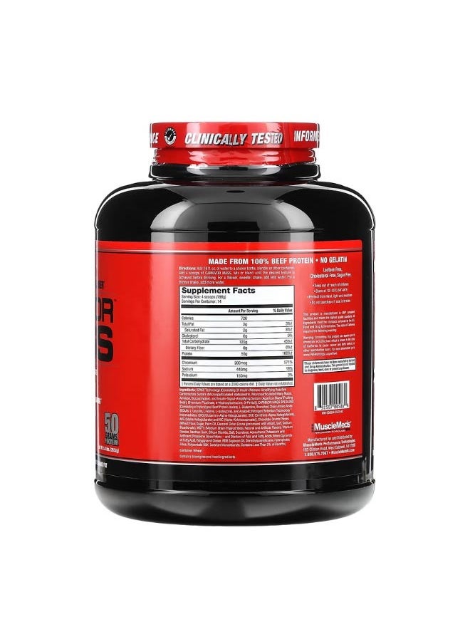 Carnivor Mass Anabolic Beef Protein Gainer Cookies and Cream 5.8 lbs 2632 g