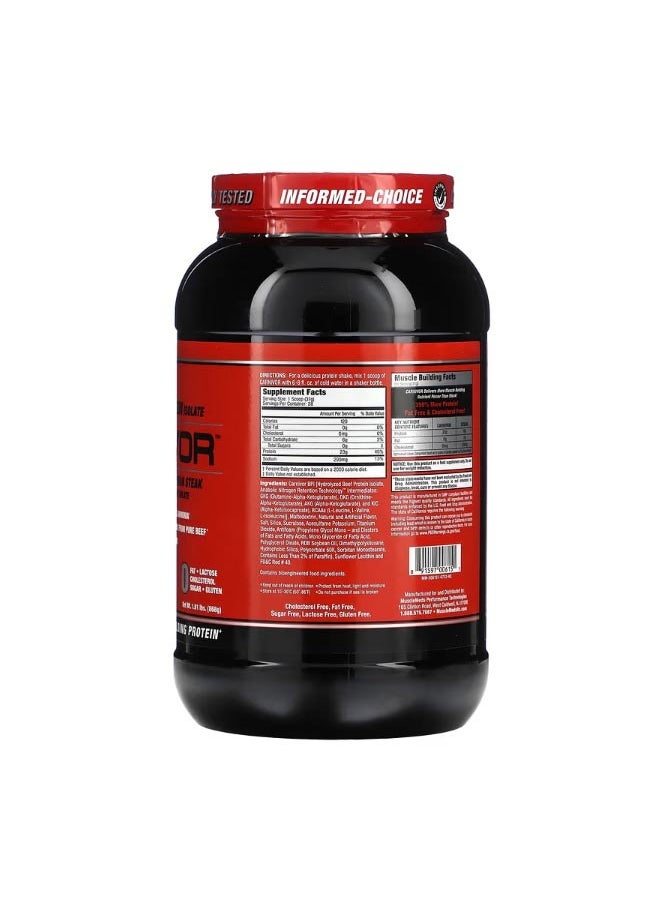 Carnivor Bioengineered Beef Protein Isolate Fruity Cereal 1.91 lbs 868 g