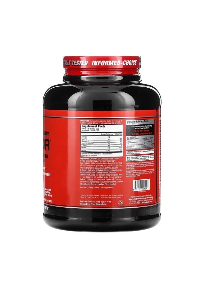 Carnivor Bioengineered Beef Protein Isolate Cinnamon Toast Cereal 3.7 lbs 1680 g