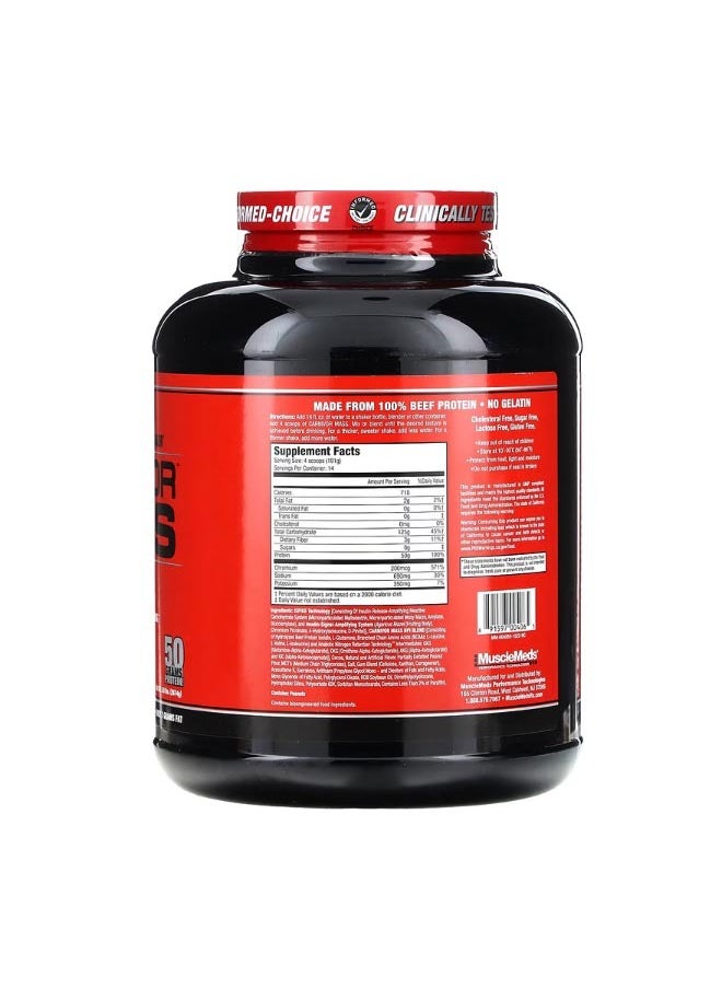 Carnivor Mass Anabolic Beef Protein Gainer Chocolate Peanut Butter 5.9 lbs 2674 g