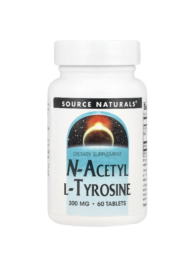 Source Naturals, N-Acetyl L-Tyrosine, 300 mg, 60 Tablets