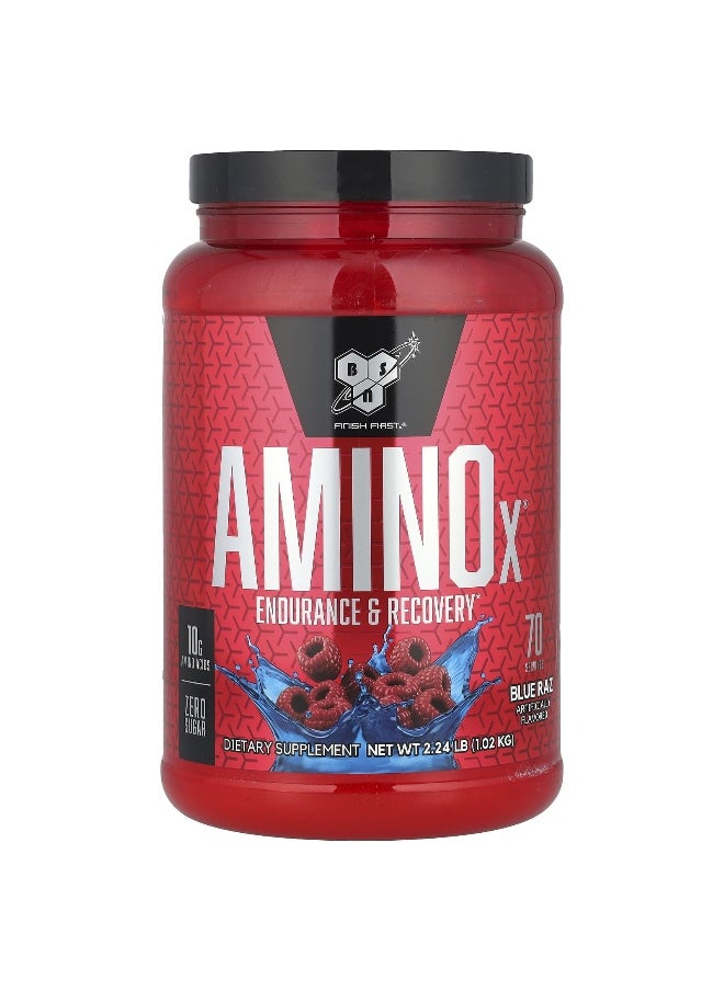 BSN, AminoX®, Endurance & Recovery, Blue Raz, 2.24 lb (1.02 kg)