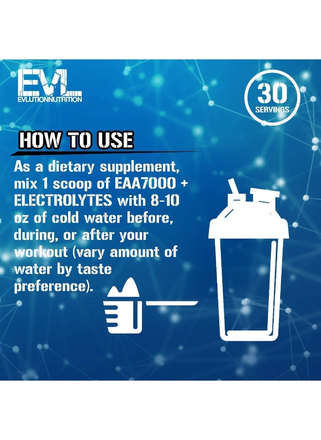 EVLution Nutrition, EAA 7000 + Electrolytes, Rocket Pop, 12.3 oz (348 g)
