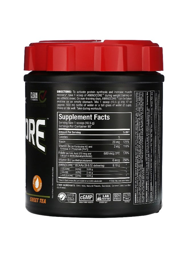 ALLMAX, AMINOCORE™ BCAA, Sweet Tea, 2.1 lbs (945 g)