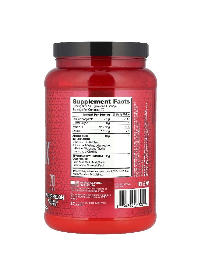 BSN, AminoX®, Endurance & Recovery, Watermelon, 2.24 lb (1.02 kg)