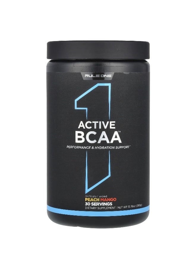Rule One Proteins, Active BCAA, Peach Mango, 13.76 oz (390 g)