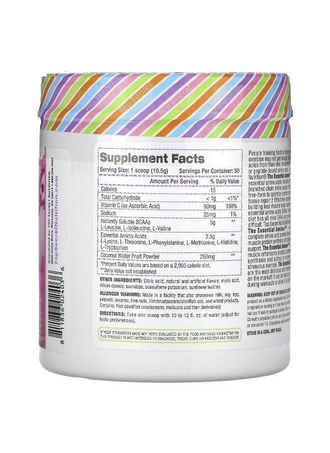 Top Secret Nutrition, The Essential Aminos, Raspberry Sherbet, 11.11 oz (315 g)