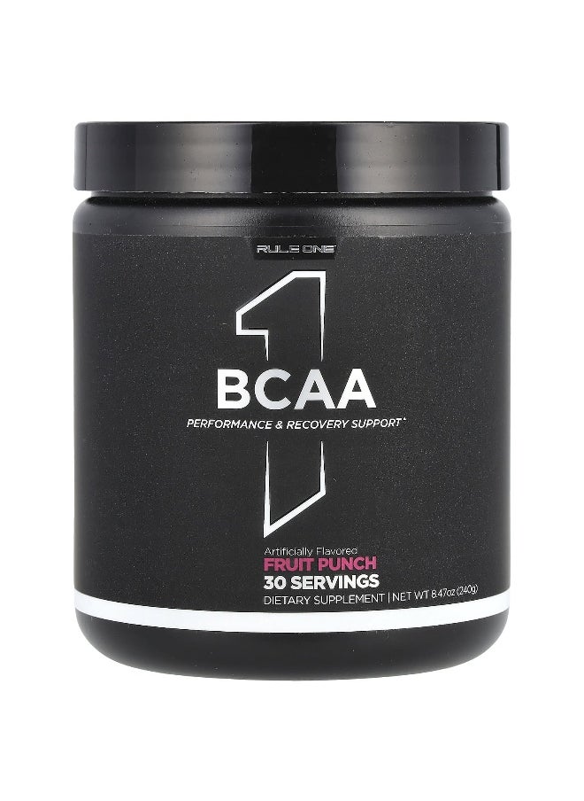 Rule One Proteins, BCAA, Fruit Punch, 8.47 oz (240 g)
