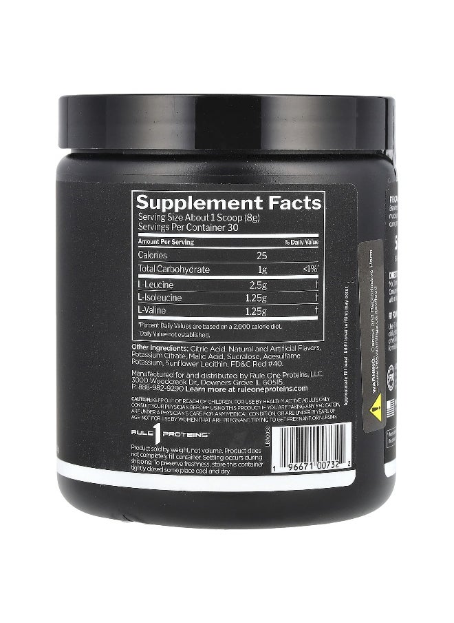Rule One Proteins, BCAA, Fruit Punch, 8.47 oz (240 g)