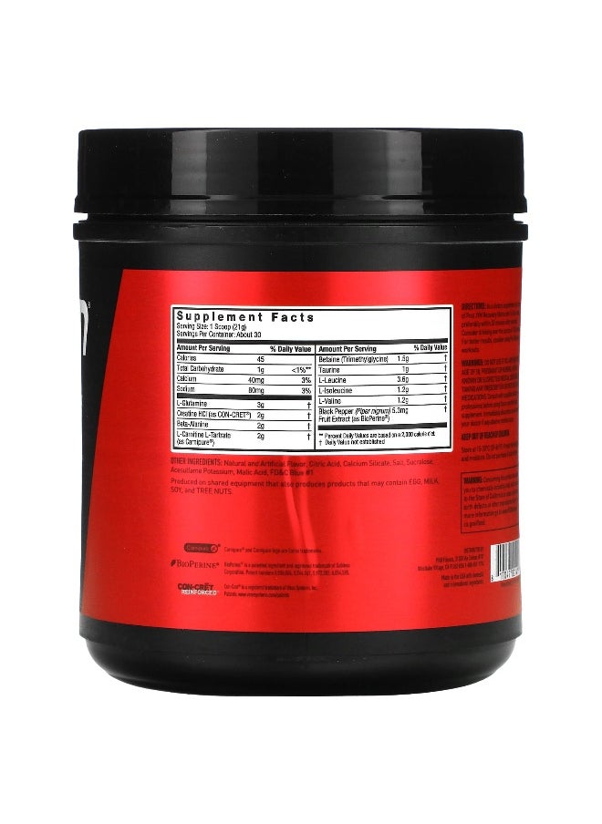 JYM Supplement Science, Post JYM, BCAAs + Recovery Matrix, Blue Artic Freeze, 1.4 lbs (630 g)