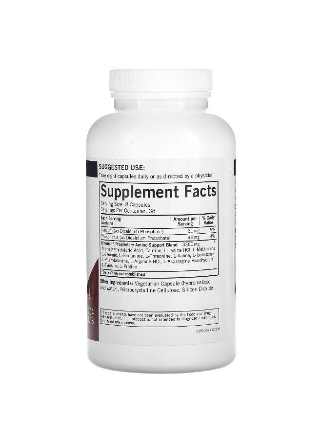 Kirkman Labs, Amino Support with Free Form Essential Amino Acids & AKG, 304 Capsules
