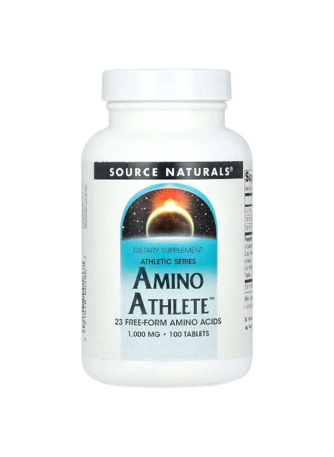 Source Naturals, Athletic Series, Amino Athlete, 1,000 mg, 100 Tablets