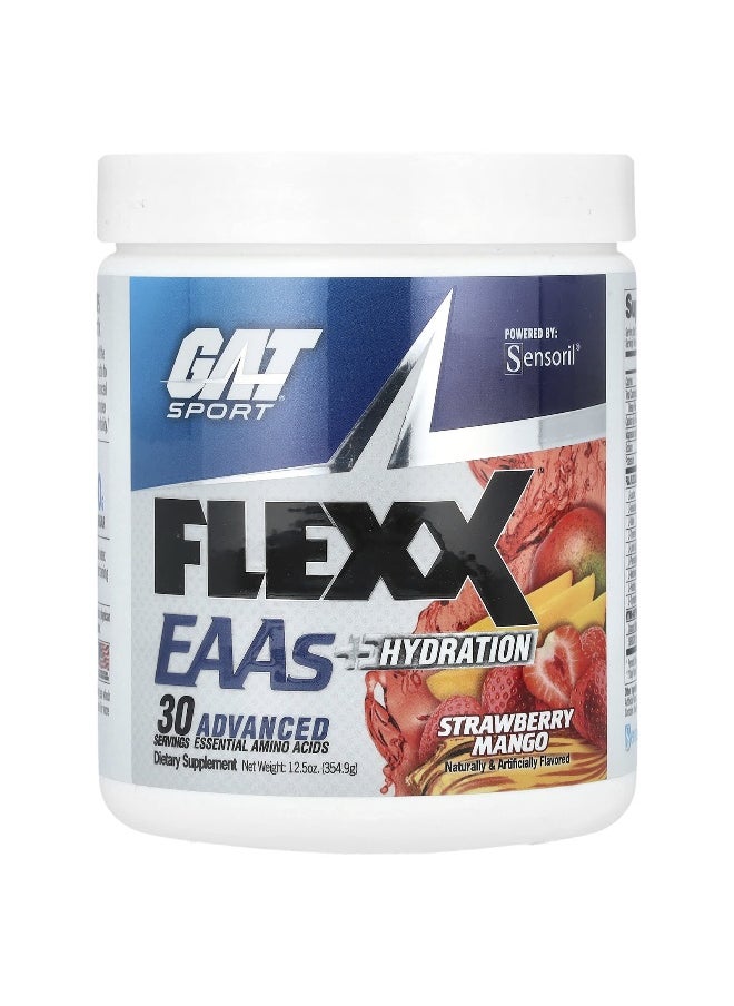 GAT, Flexx EAAs + Hydration, Strawberry Mango, 12.5 oz (354.9 g)