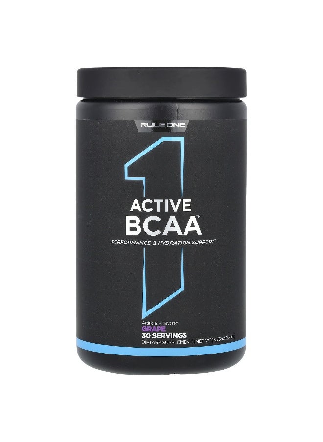 Rule One Proteins, Active BCAA, Grape, 13.76 oz (390 g)