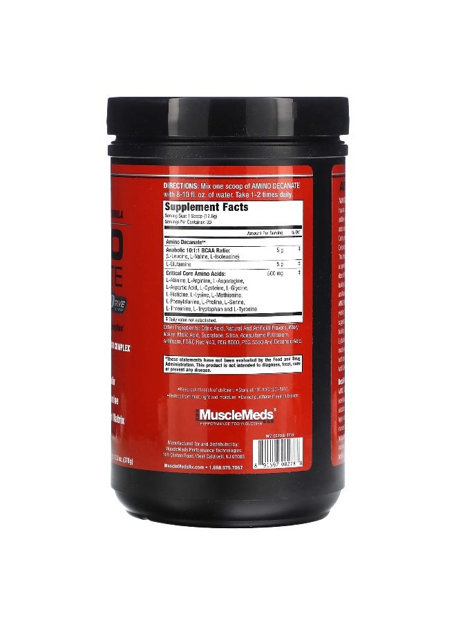 MuscleMeds, Amino Decanate, Watermelon, 13.3 oz (378 g)