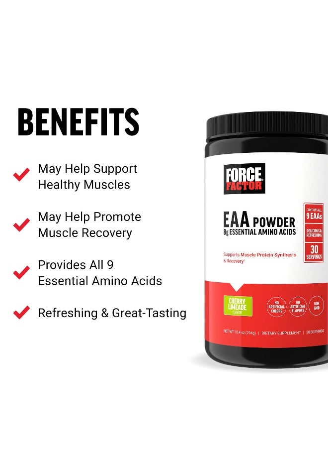 Force Factor, EAA Powder, Cherry Limeade, 10.4 oz (294 g)