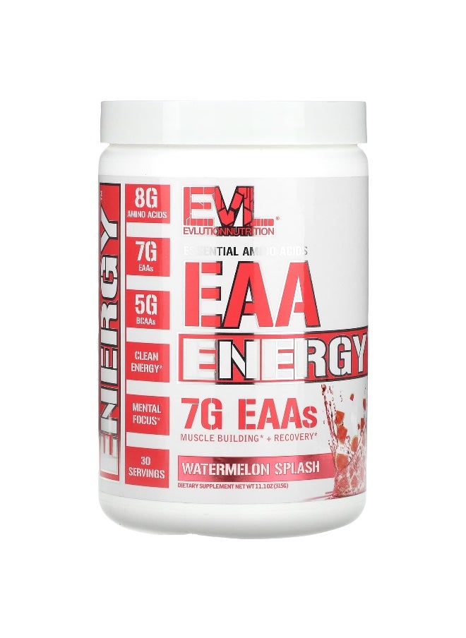 EVLution Nutrition, EAA Energy, Watermelon Splash, 11.1 oz (315 g)