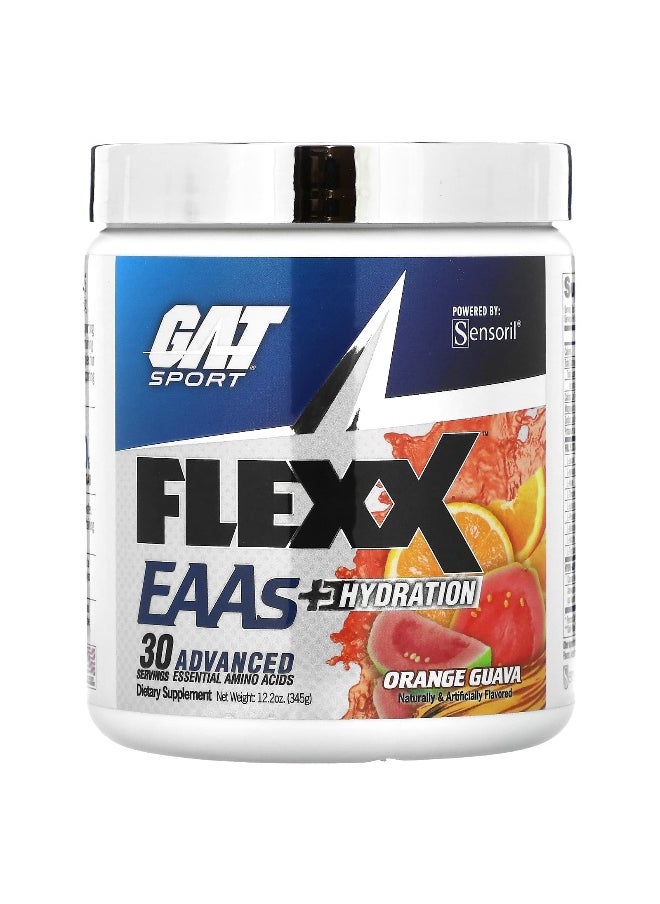 GAT, Flexx EAAs + Hydration, Orange Guava, 12.2 oz (345 g)