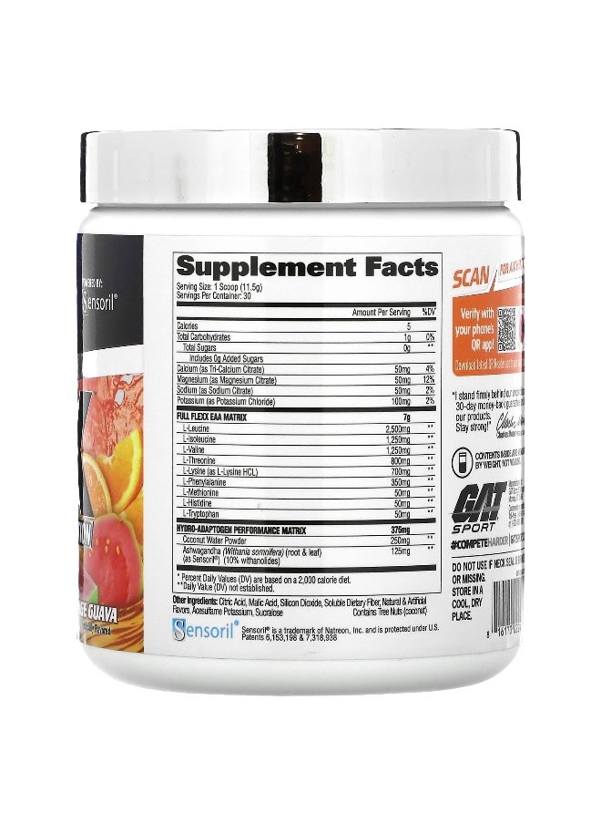 GAT, Flexx EAAs + Hydration, Orange Guava, 12.2 oz (345 g)
