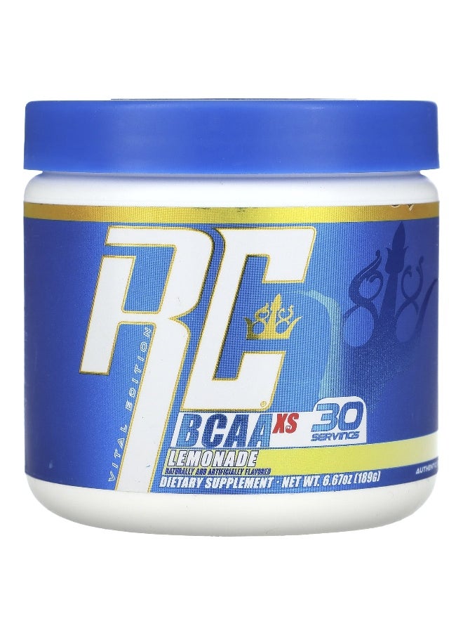 Ronnie Coleman, Vital Edition, BCAA XS, Lemonade, 6.67 oz (189 g)