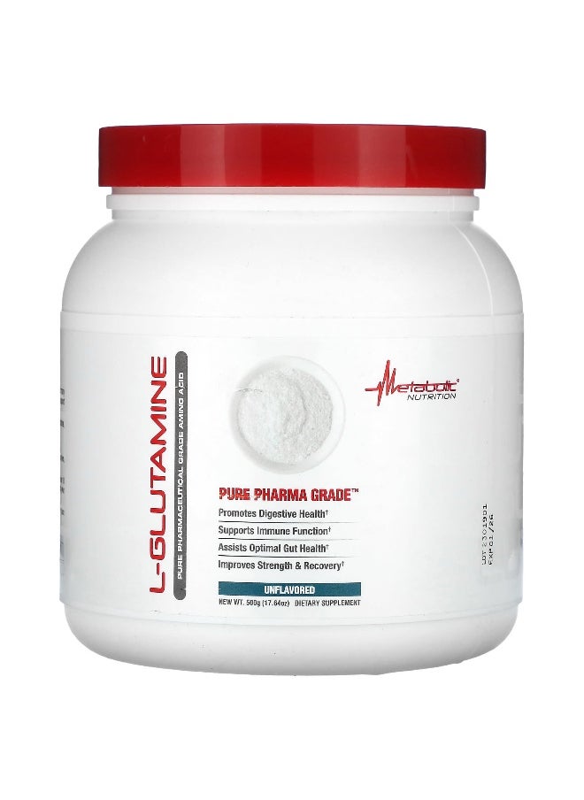 Metabolic Nutrition, L-Glutamine, Unflavored, 17.64 oz (500 g)