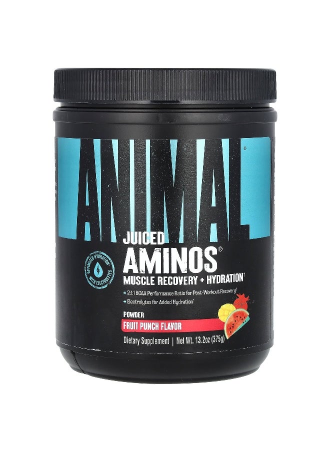 Animal, Juiced Aminos® Powder, Fruit Punch, 13.2 oz (375 g)