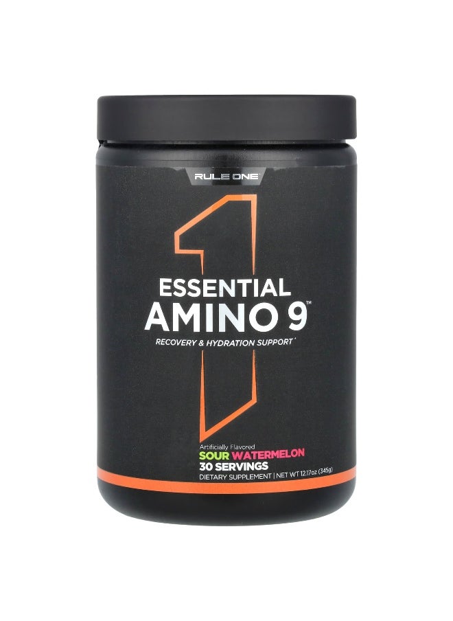 Rule One Proteins, Essential Amino 9, Sour Watermelon, 12.17 oz (345 g)