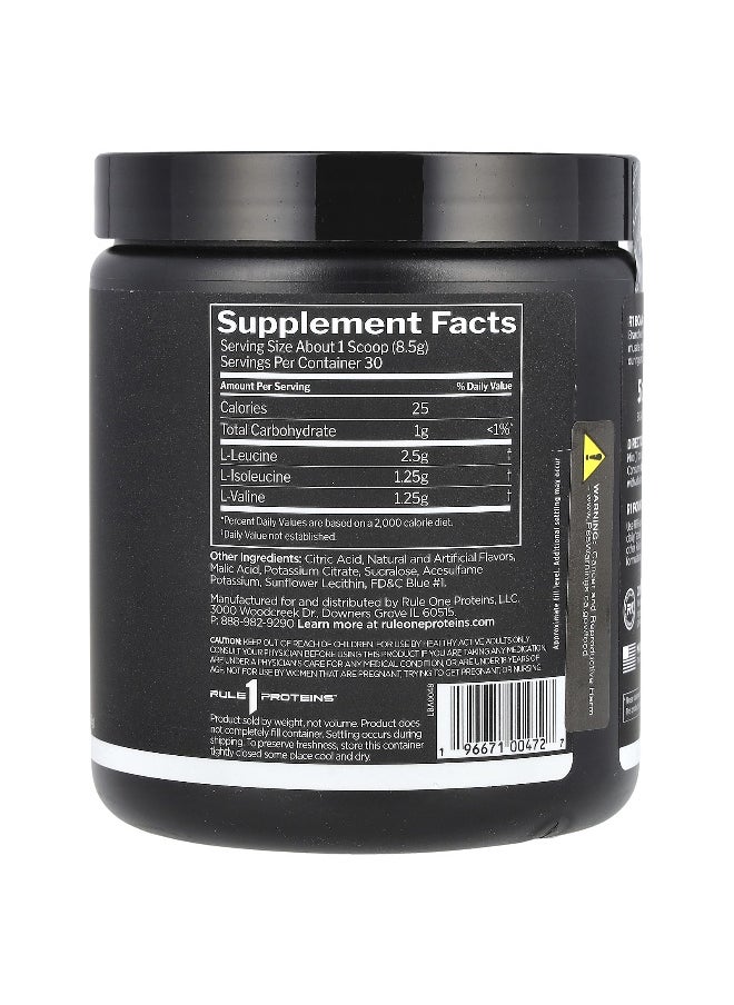 Rule One Proteins, BCAA, Blue Raspberry, 8.99 oz (255 g)
