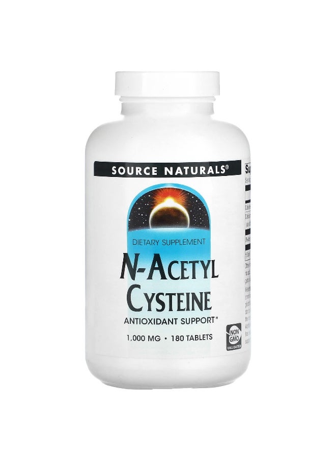 Source Naturals, N-Acetyl Cysteine, 1,000 mg, 180 Tablets