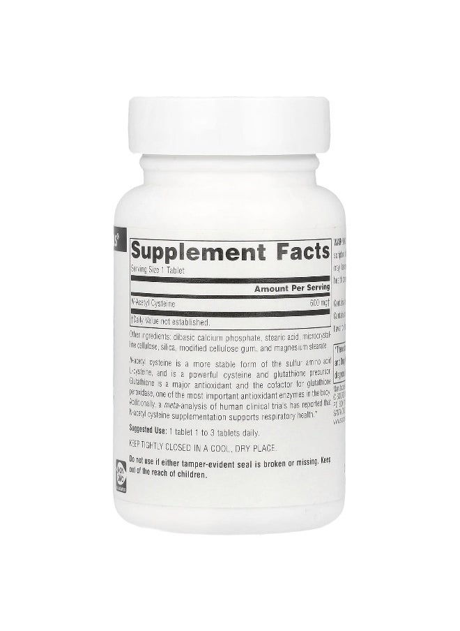 Source Naturals, N-Acetyl Cysteine, 600 mg, 60 Tablets