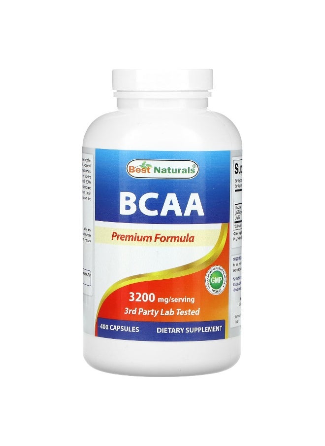 Best Naturals, BCAA, 3,200 mg, 400 Capsules (800 mg per Capsule)