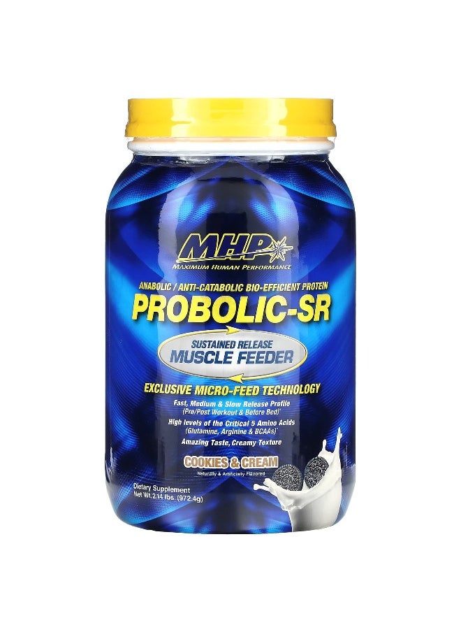 MHP, Probolic-SR, Cookies & Cream, 2.14 lbs (972.4 g)