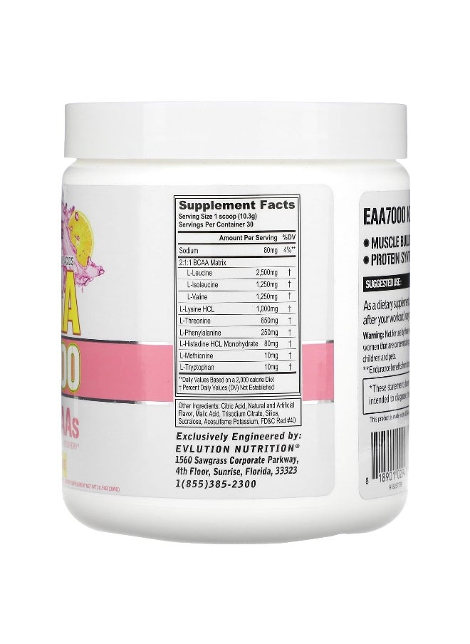 EVLution Nutrition, EAA 7000, Pink Lemonade, 10.9 oz (309 g)
