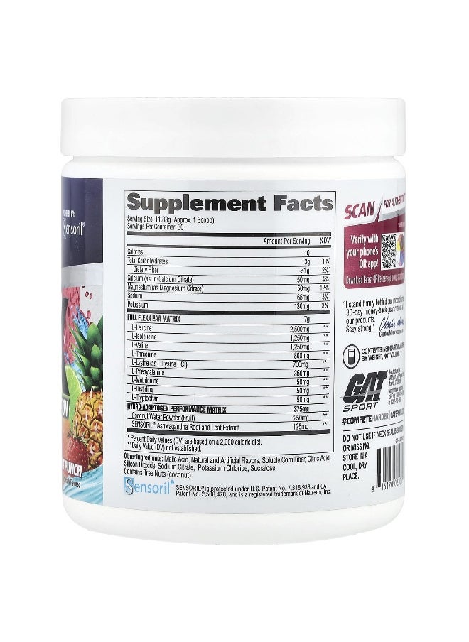 GAT, Flexx EAAs + Hydration, Fruit Punch, 12.5 oz (354.9 g)