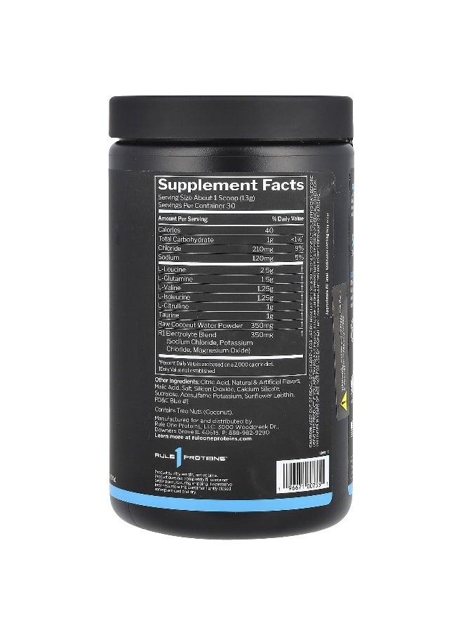 Rule One Proteins, Active BCAA, Blue Raspberry, 13.76 oz (390 g)