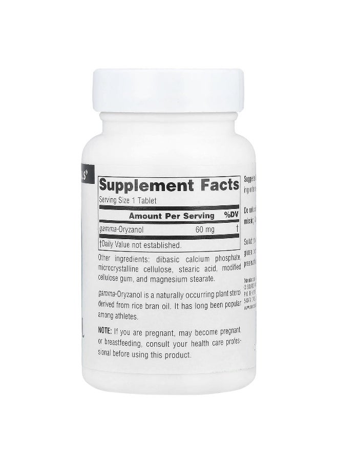 Source Naturals, Athletic Series, Gamma Oryzanol, 60 mg, 200 Tablets