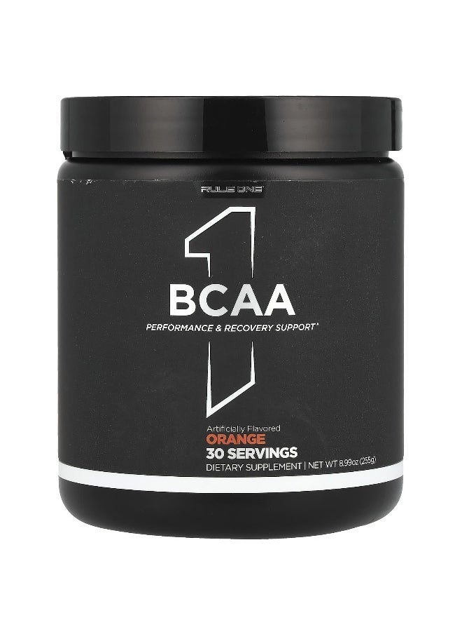 Rule One Proteins, BCAA, Orange, 8.99 oz (255 g)