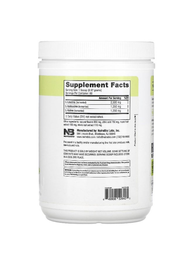 NutraBio, BCAA 5000, Lemonade, 0.9 lb 14.8 oz (418 g)