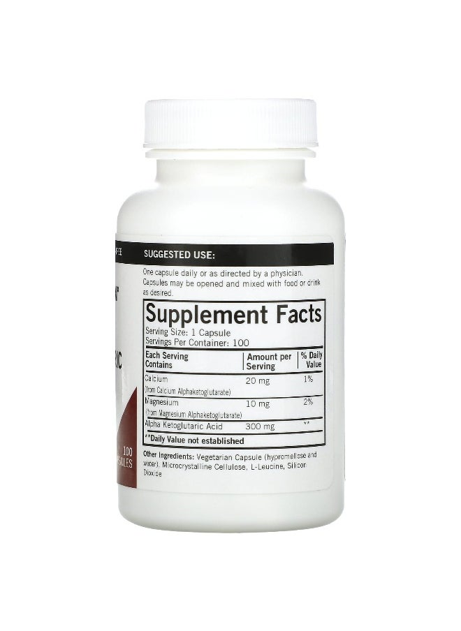 Kirkman Labs, Alpha Ketoglutaric Acid, 300 mg, 100 Capsules