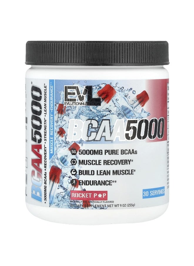 EVLution Nutrition, BCAA5000®, Rocket Pop, 9 oz (255 g)