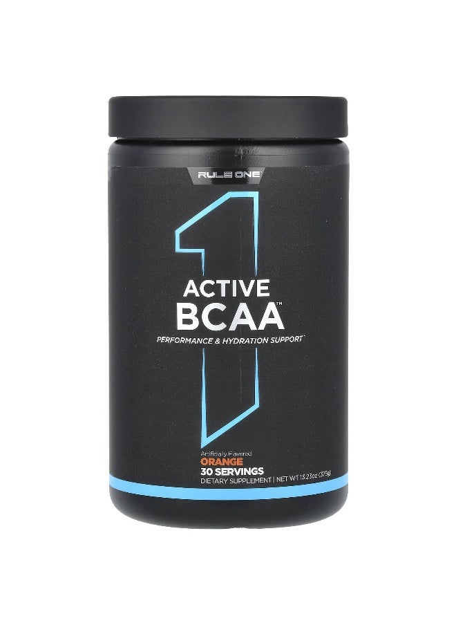 Rule One Proteins, Active BCAA, Orange, 13.23 oz (375 g)