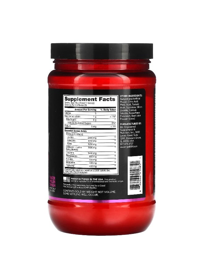 BSN, AminoX, EAAs, Muscle Support & Recovery, Watermelon Smash, 13.2 oz (375 g)