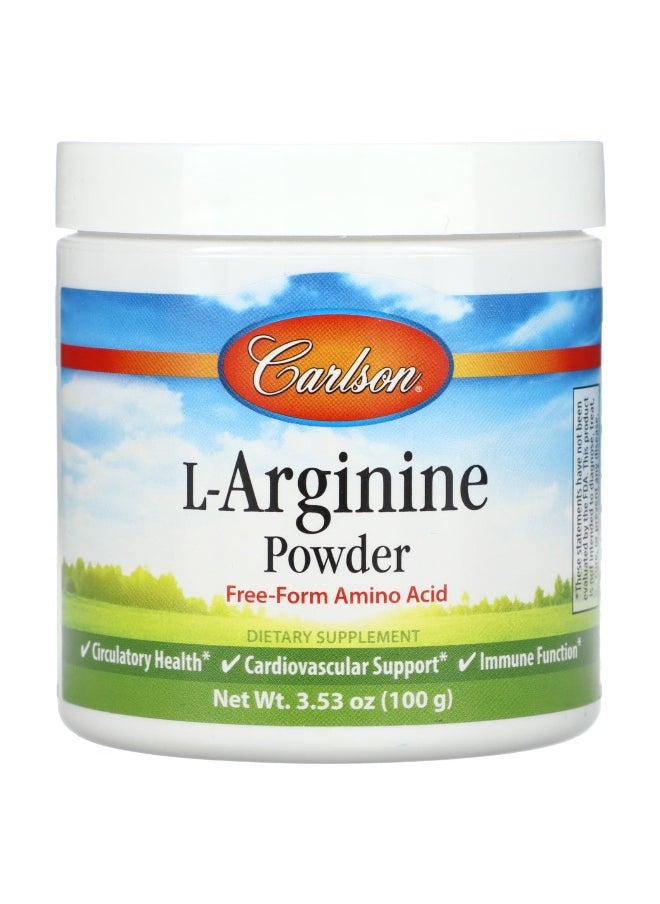 Carlson, L-Arginine Powder, 3.53 oz (100 g)