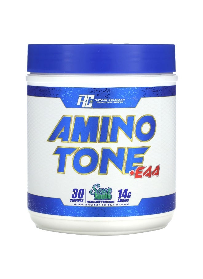 Ronnie Coleman, Signature Series, Amino Tone + EAA™, Sour Apple, 1.2 lb (540 g)