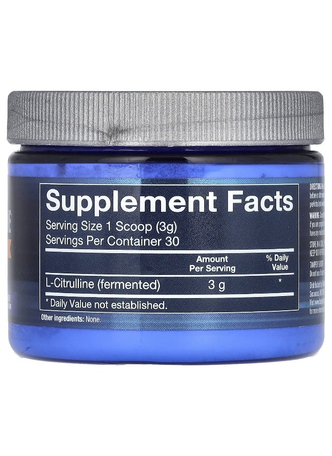 BodyTech, L-Citrulline, Fermented, Unflavored, 3 g, 3.17 oz (90 g)