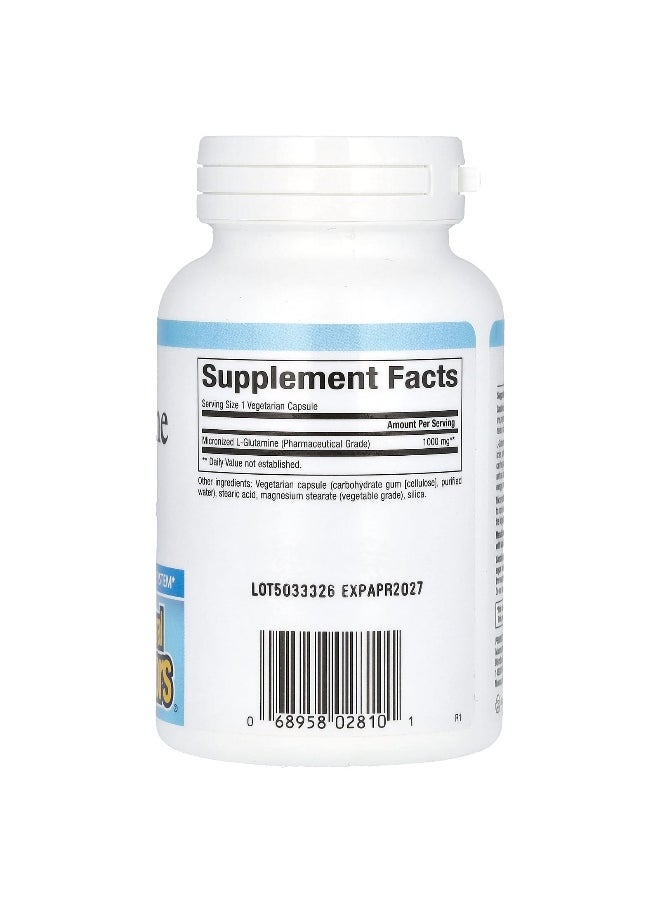 Natural Factors, Micronized L-Glutamine, 1,000 mg, 90 Vegetarian Capsules